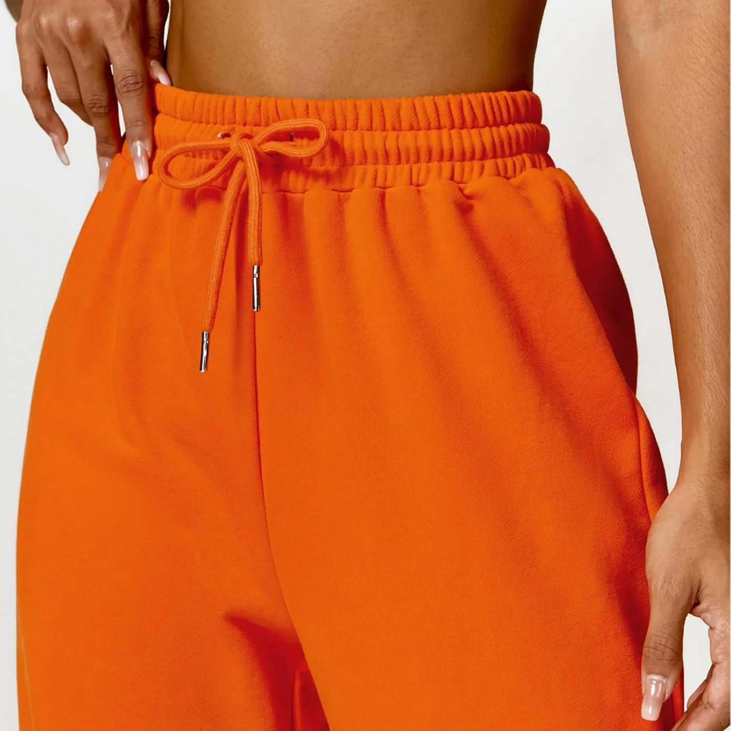 Womens Yoga Sweatpants Baggy Drawstring Lounge Pants Fall Winter Clothes with Pockets Workout Joggers Lounge Pants