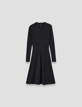 Wool Jersey Dress Morning Wear