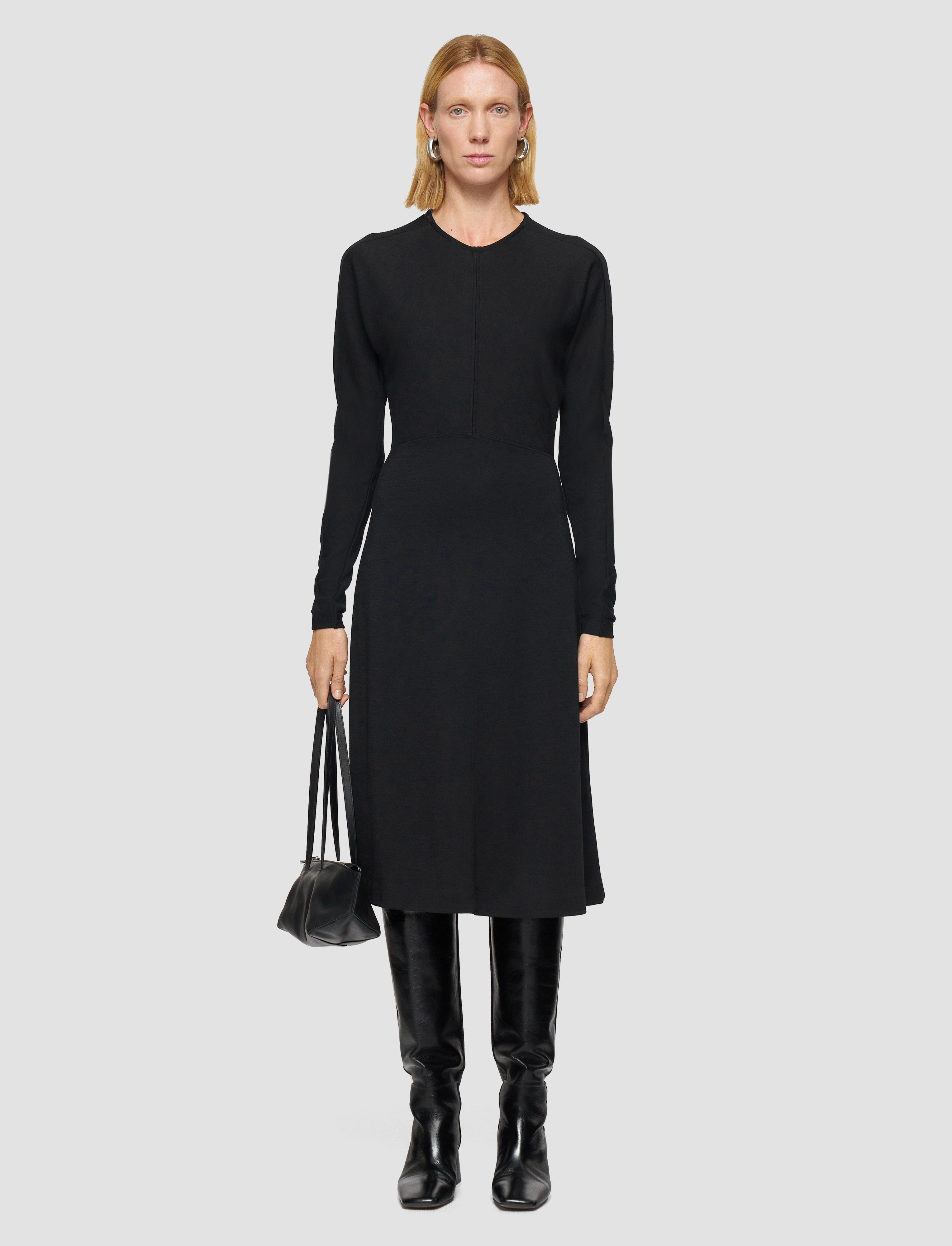 Wool Jersey Dress Elegance Glow Day Glow