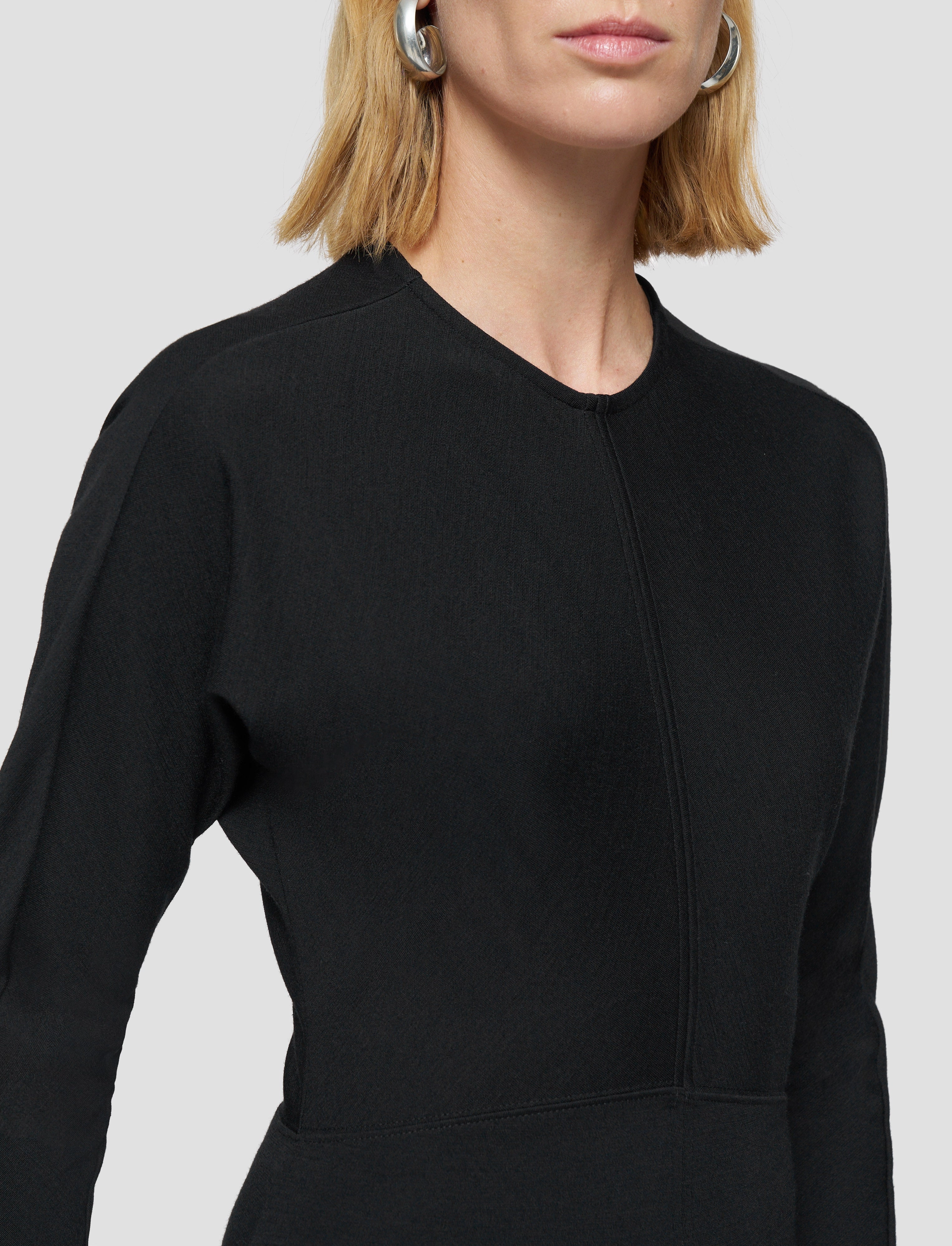 Wool Jersey Dress Fashion Look