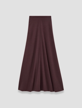 Cultural Event Wool Jersey Maxi Skirt