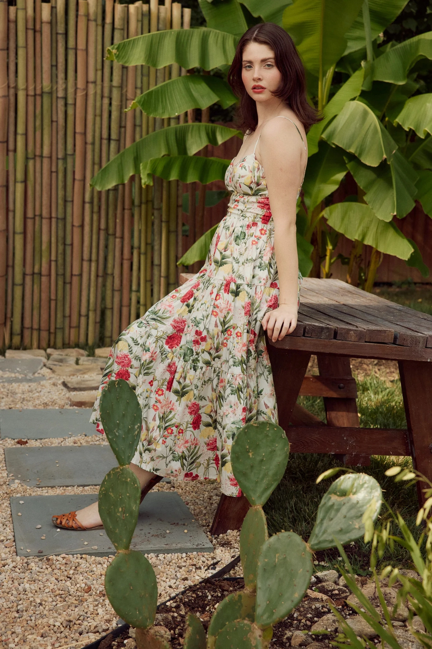 Midi-Length Relaxed Layer JOLENE MAXI DRESS