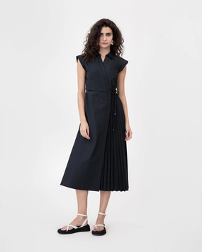 Midi Shivon Dress Color Pop Light Bow