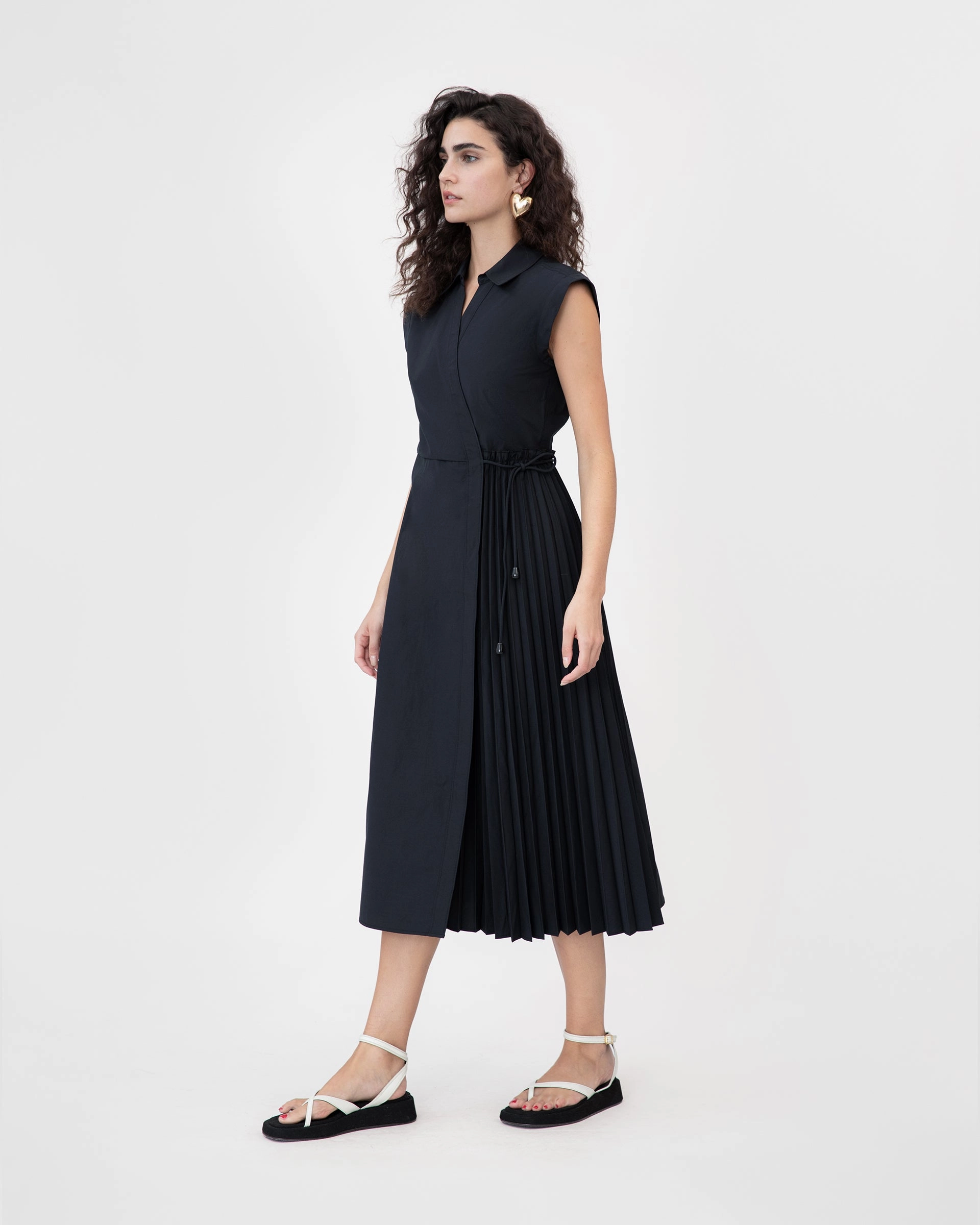 Floral design Soft And Comfortable Midi Shivon Dress