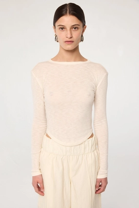 SIMON LONGSLEEVE SLUB BondedShoulderTaping