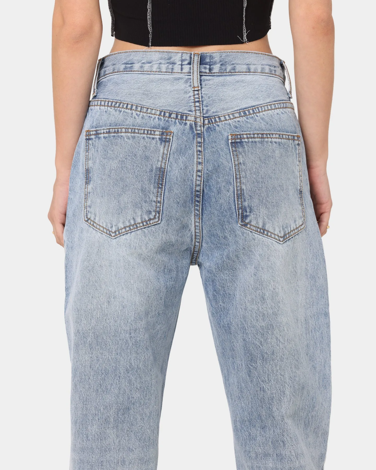 XXIII Women's Coco Asymmetric Jeans Light Blue