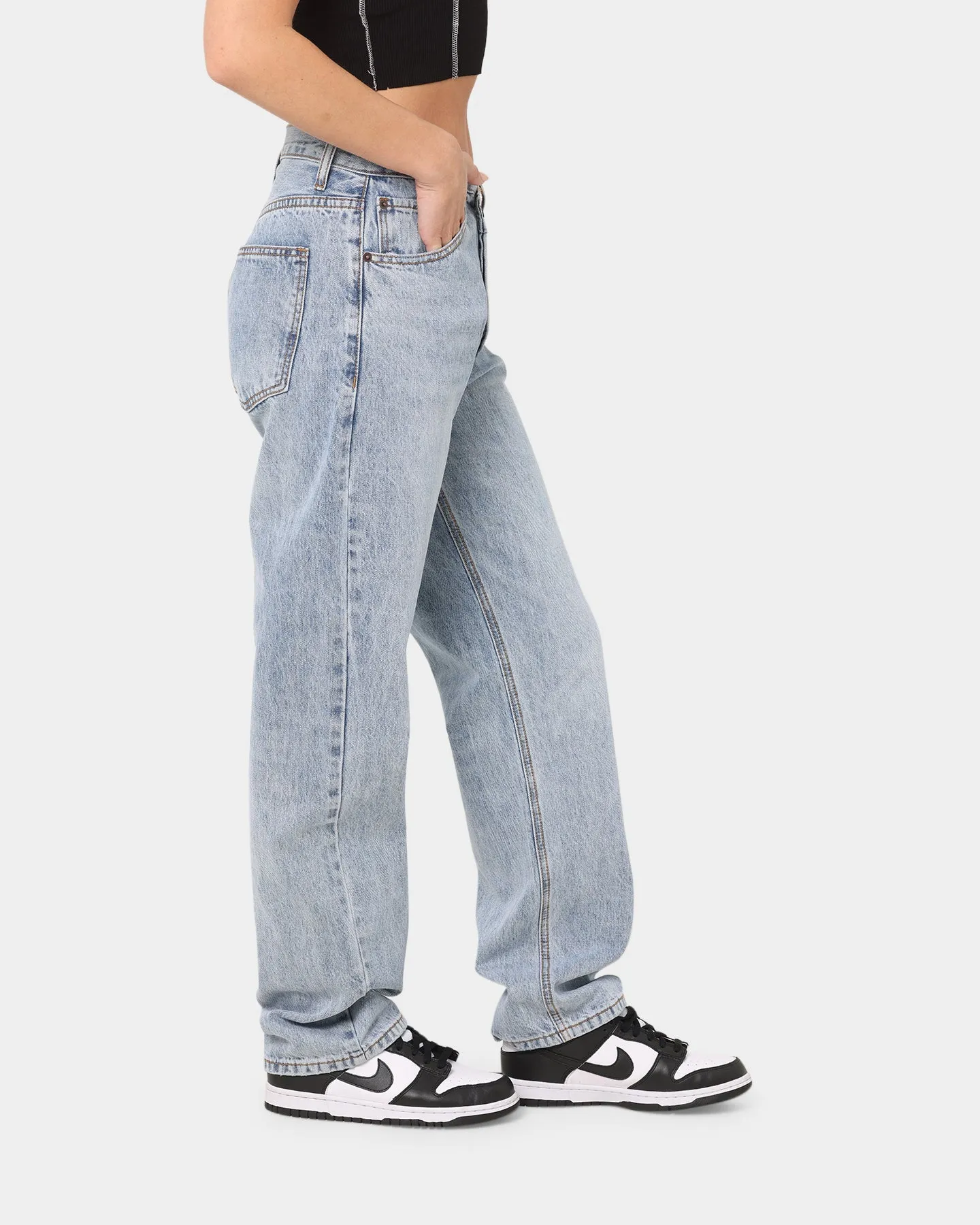 XXIII Women's Coco Asymmetric Jeans Light Blue