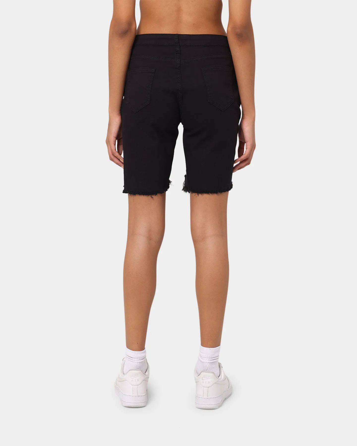 XXIII Women's Sugar Distressed Denim Short Black
