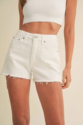 GRACE DENIM SHORTS Foldable style