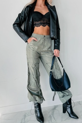 Tough Flex You've Heard About Me Cargo Utility Pants (Olive)