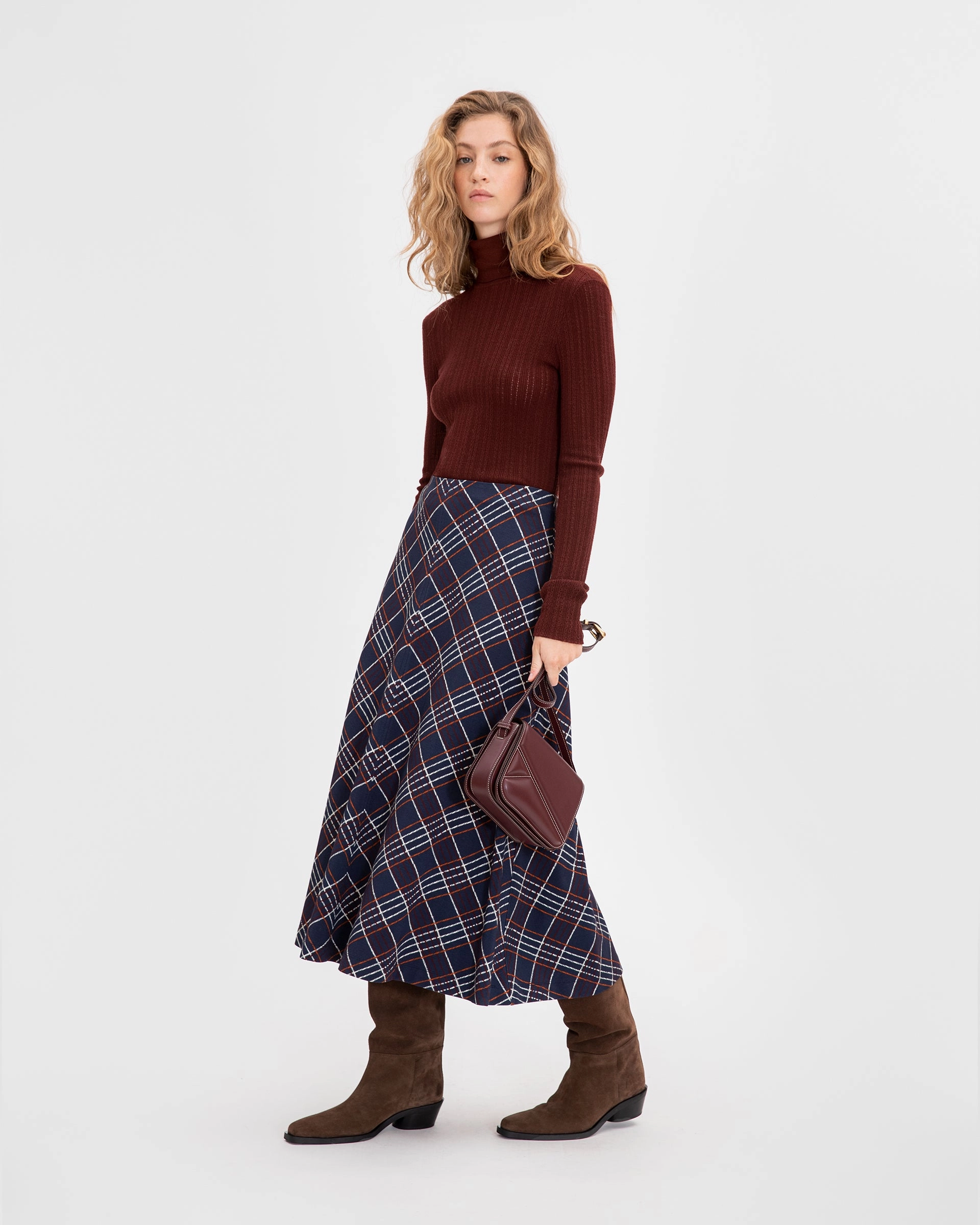 Kayden Turtleneck Stretchable Blend FadeResistant Dye