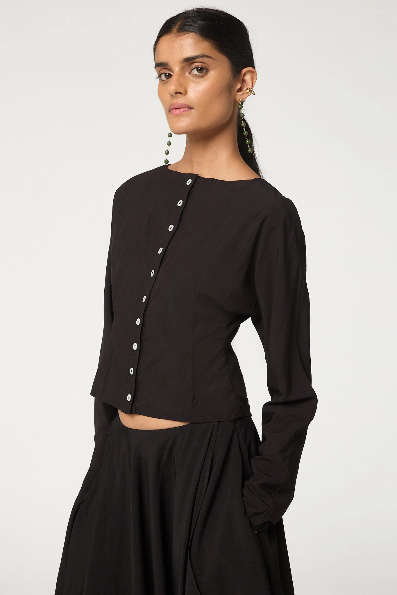 Minimalist Silhouette Cut ZHADE TOP