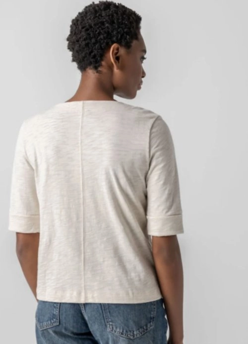 FlexibleCuffs Cuffed Sleeve Split Neck Canvas