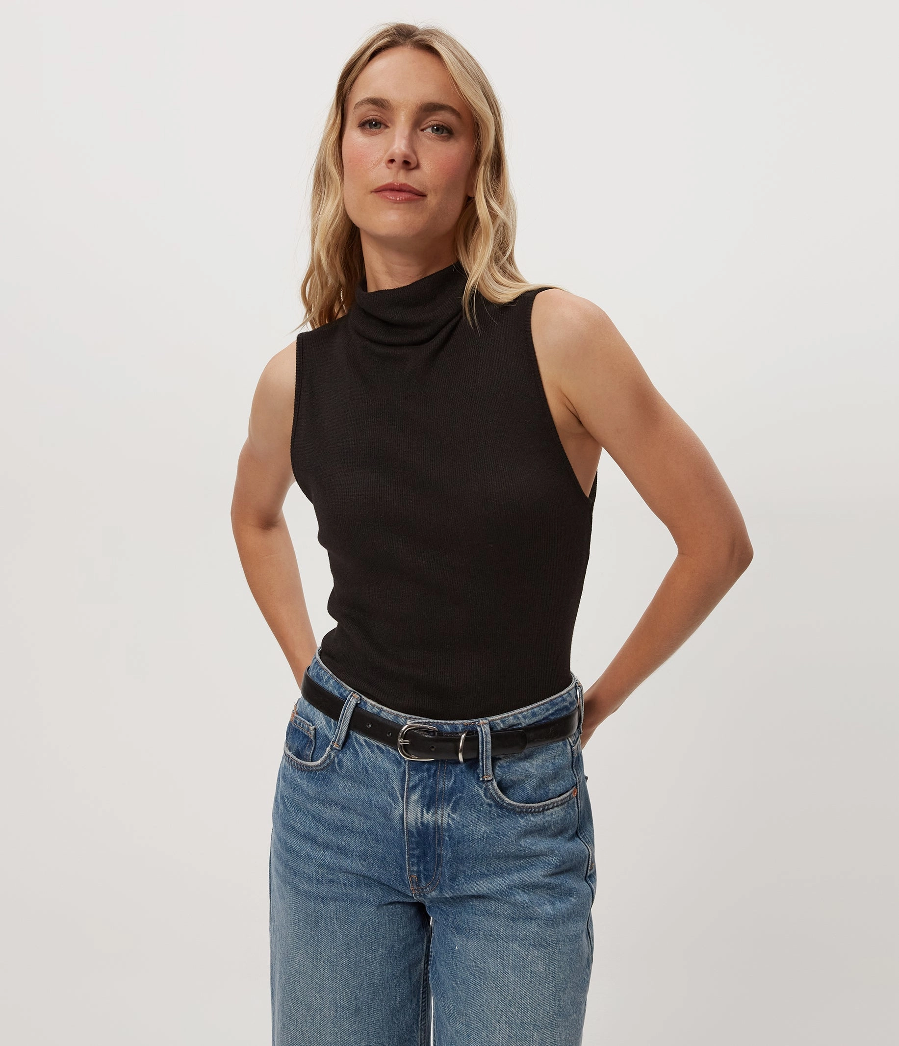 ZIRA SHINE TANK Active Blouse Sustainable Fabric Blend