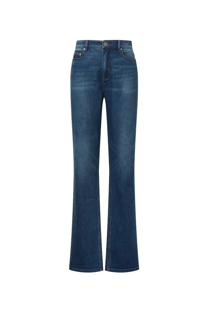 Zuki Straight Leg Jeans in Turkish Cotton Denim